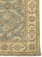 3x8 Blue and Ivory Persian Runner