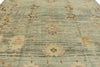 12x14 Light Blue and Ivory Turkish Oushak Rug