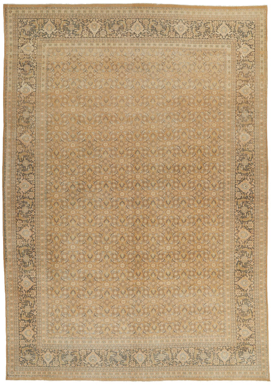 10x14 Rust and Navy Traditional Rug