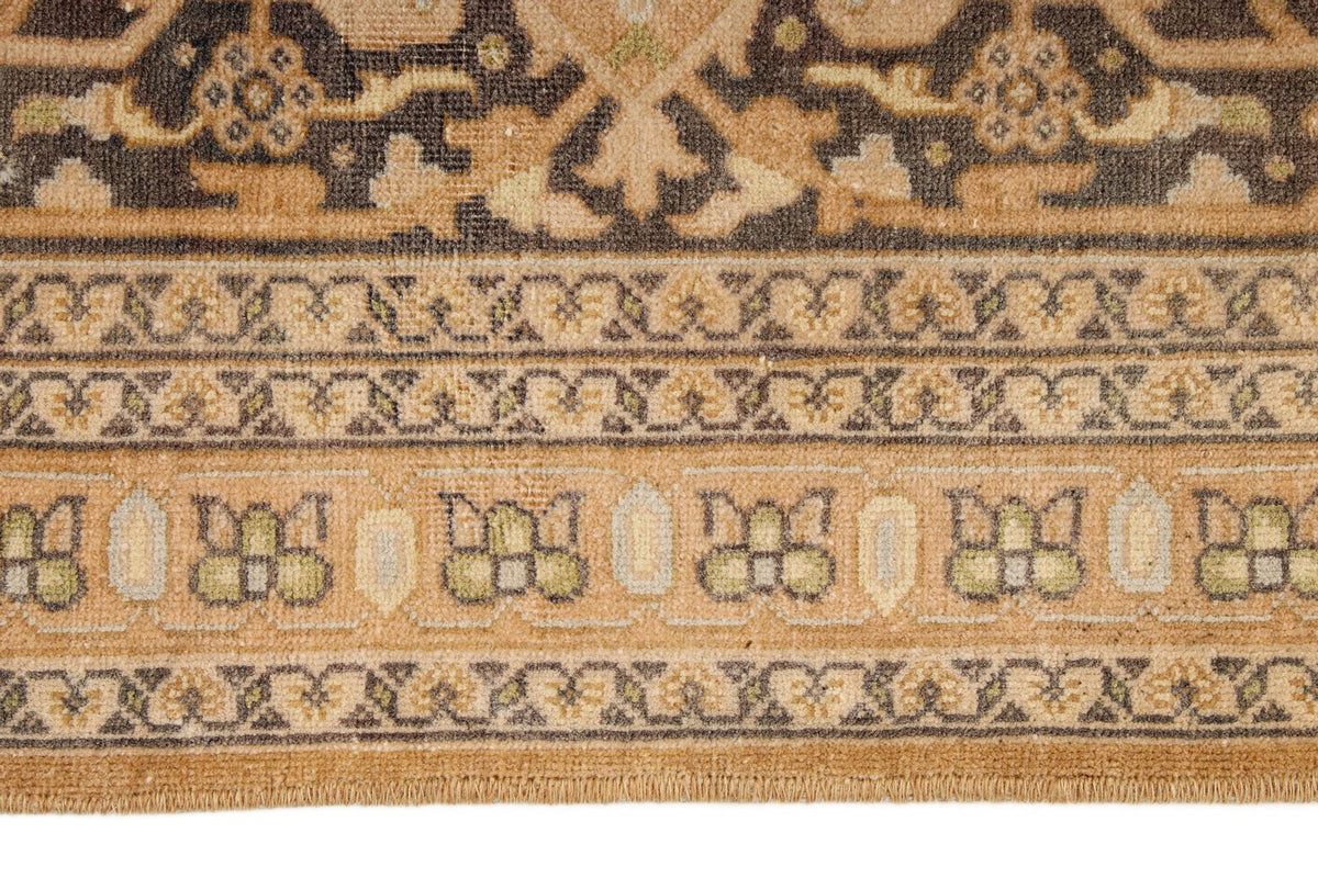 10x14 Rust and Navy Traditional Rug