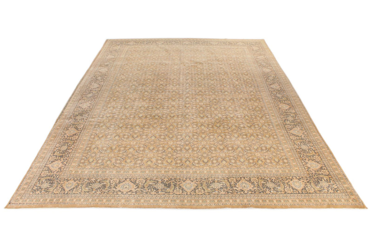 10x14 Rust and Navy Traditional Rug