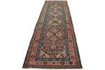 3x13 Navy and Rust Persian Tribal Runner