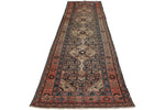 3x13 Navy and Rust Persian Tribal Runner