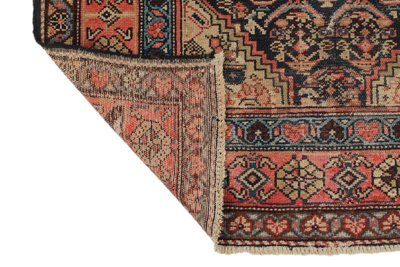 3x13 Navy and Rust Persian Tribal Runner