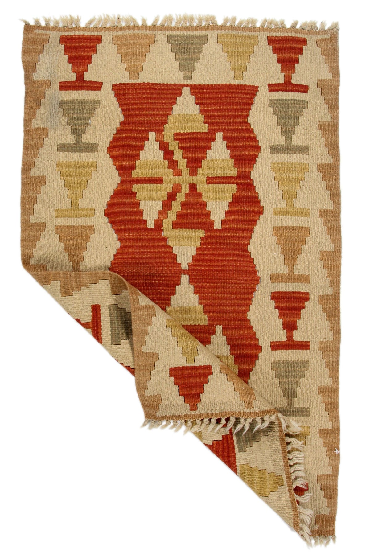 2x3 Multicolor Turkish Tribal Rug