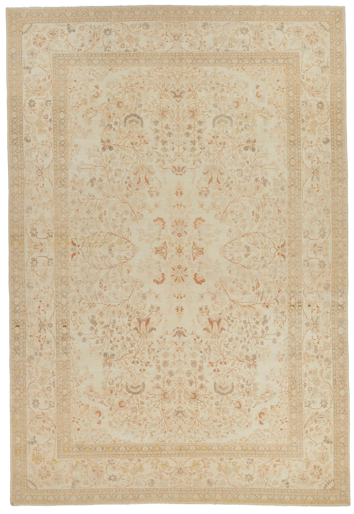 3x4 Red and Ivory Kazak Tribal Rug