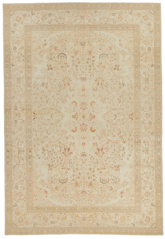 10x15 Beige and Ivory Anatolian Traditional Rug