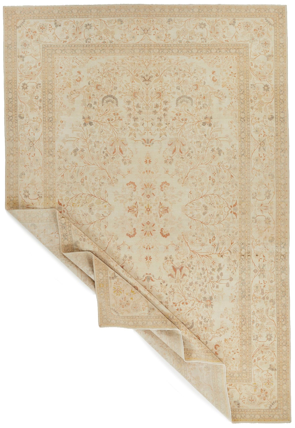 3x4 Red and Ivory Kazak Tribal Rug