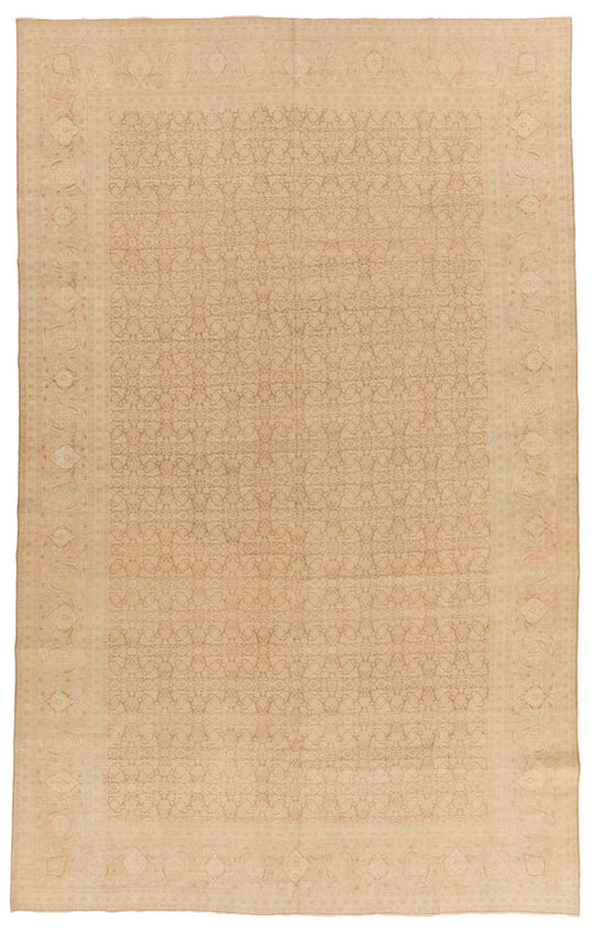 10x15 Light Brown and Light Rust Persian Traditional Rug