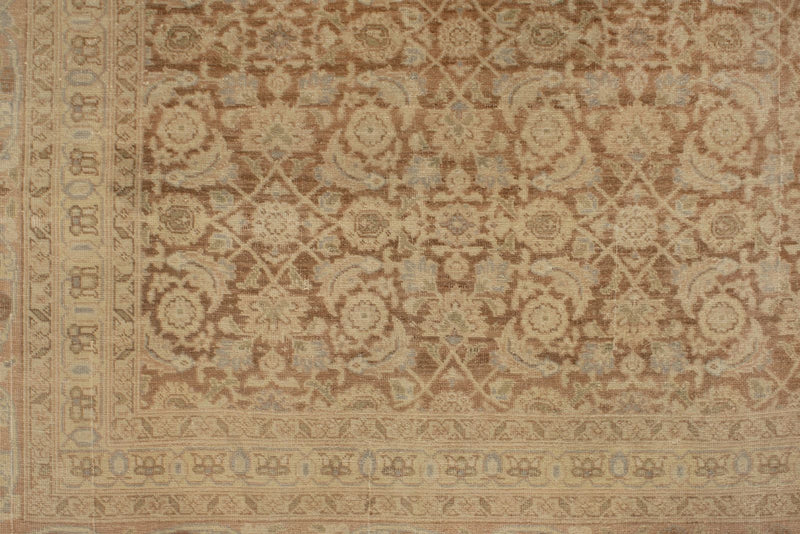 10x15 Light Brown and Light Rust Persian Traditional Rug