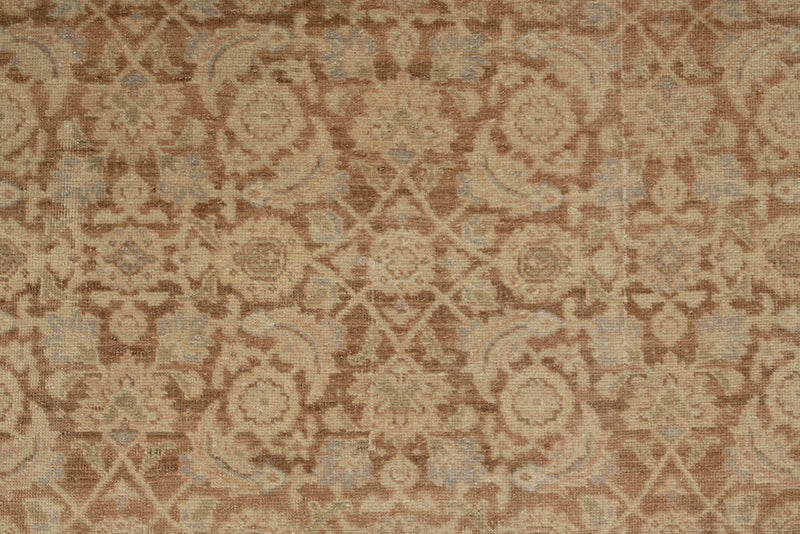 10x15 Light Brown and Light Rust Persian Traditional Rug