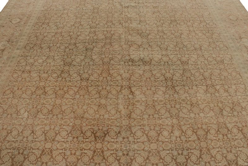 10x15 Light Brown and Light Rust Persian Traditional Rug