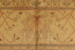 11x18 Brown and Ivory Turkish Traditional Rug