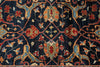 9x12 Navy and Red Anatolian Traditional Rug