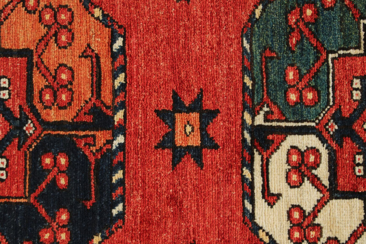 3x10 Red and Rust Turkish Tribal Runner