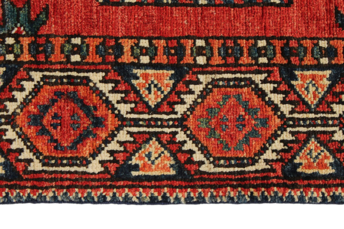 3x10 Red and Rust Turkish Tribal Runner