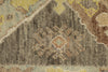 3x9 Beige and Gray Turkish Oushak Runner