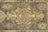 3x9 Beige and Gray Turkish Oushak Runner