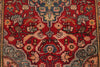 3x6 Red and Gray Turkish Tribal Rug