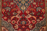 3x6 Red and Gray Turkish Tribal Rug