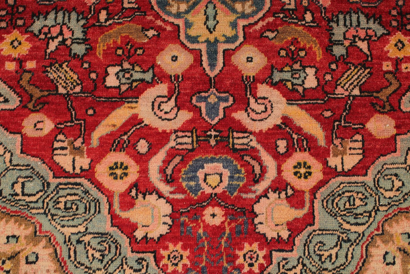 3x6 Red and Gray Turkish Tribal Rug