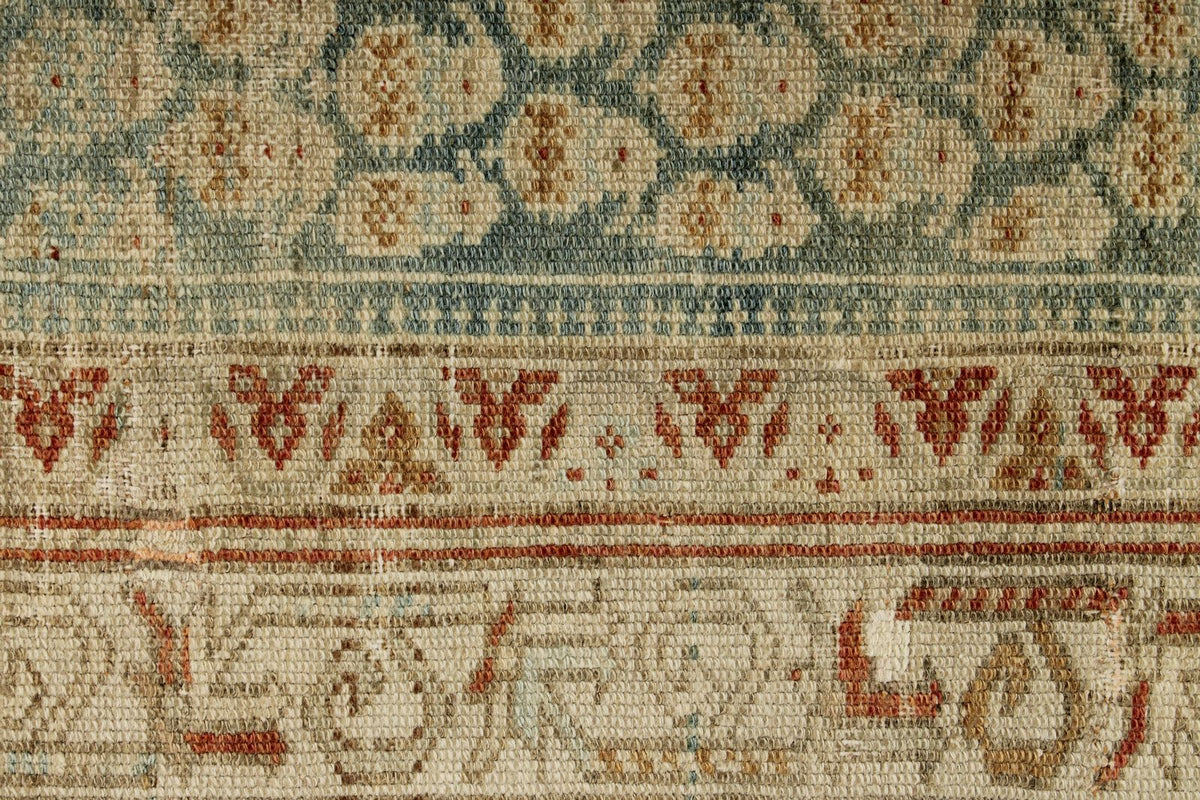 3x15 Blue and Red Persian Runner
