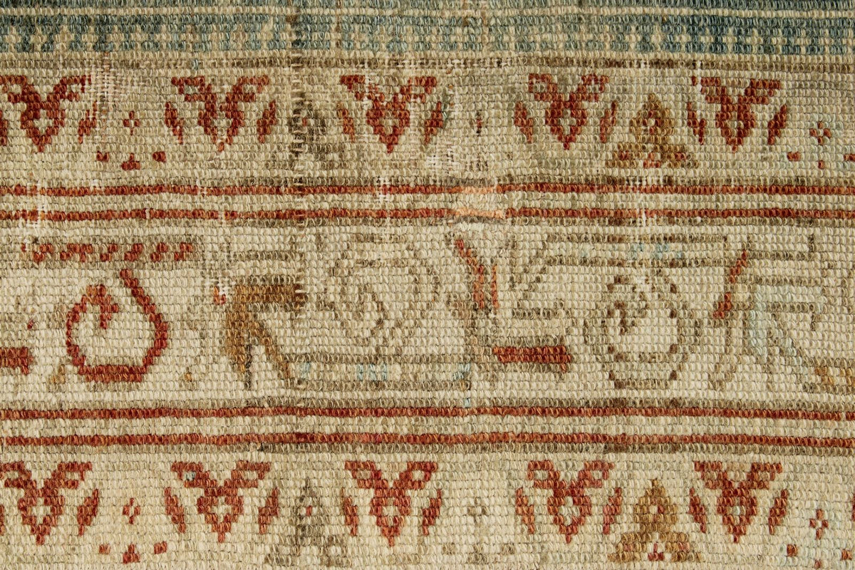 3x15 Blue and Red Persian Runner