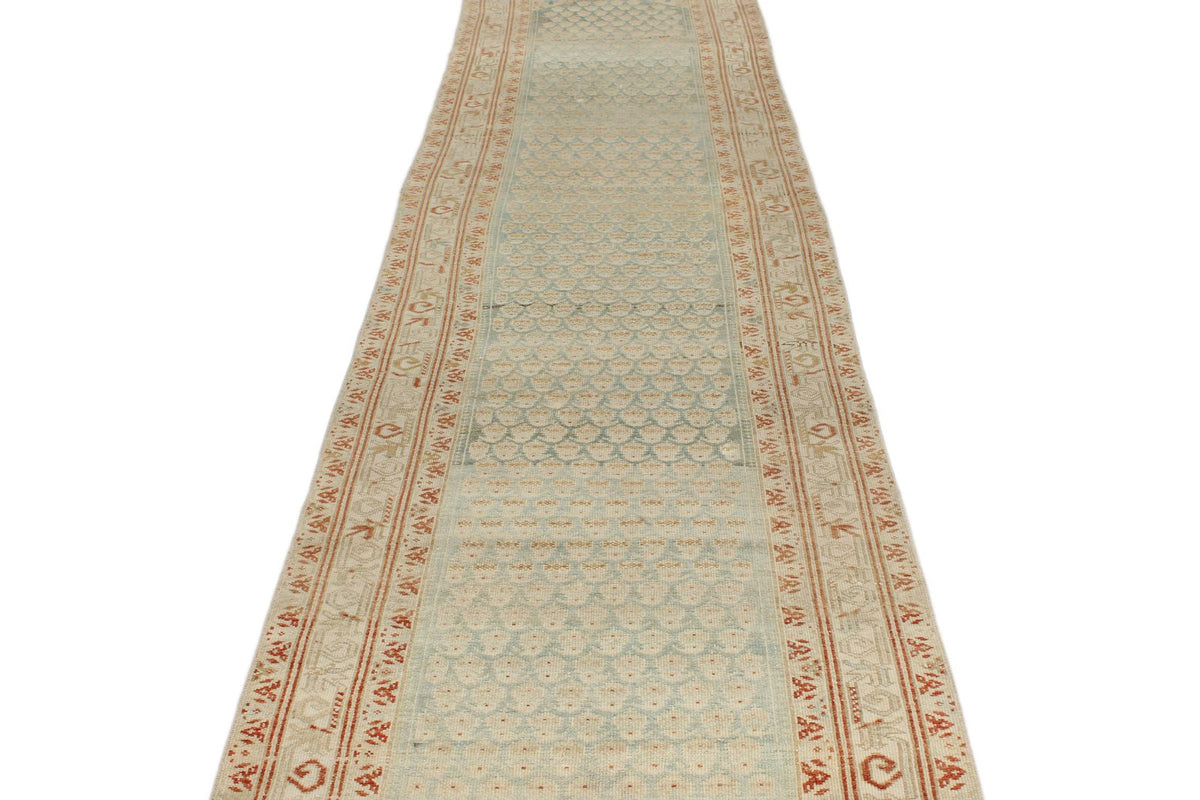 3x15 Blue and Red Persian Runner