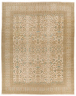 12x15 Beige and Ivory Persian Traditional Rug