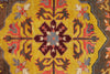 3x9 Multicolor and Brown Turkish Tribal Runner