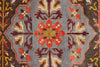3x9 Multicolor and Brown Turkish Tribal Runner