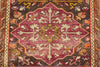 3x9 Multicolor and Brown Turkish Tribal Runner