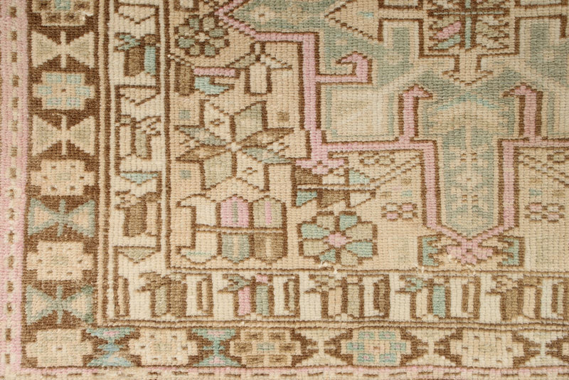 3x13 Gold and Blue Persian Tribal Runner