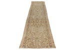 3x13 Gold and Blue Persian Tribal Runner