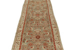 4x15 Brown and Ivory Persian Runner