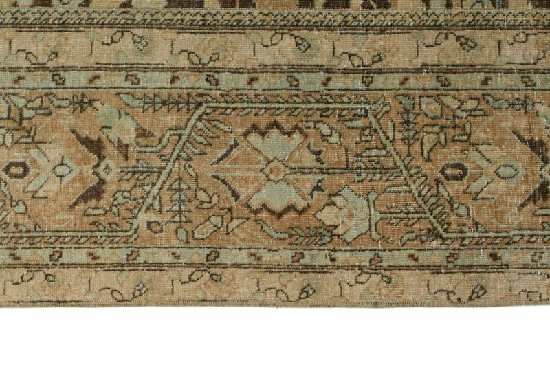 11x13 Ivory and Brown Persian Traditional Rug