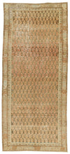 5x12 Pink and Ivory Persian Runner
