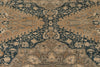 13x20 Blue and Ivory Persian Rug