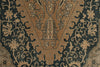 13x20 Blue and Ivory Persian Rug