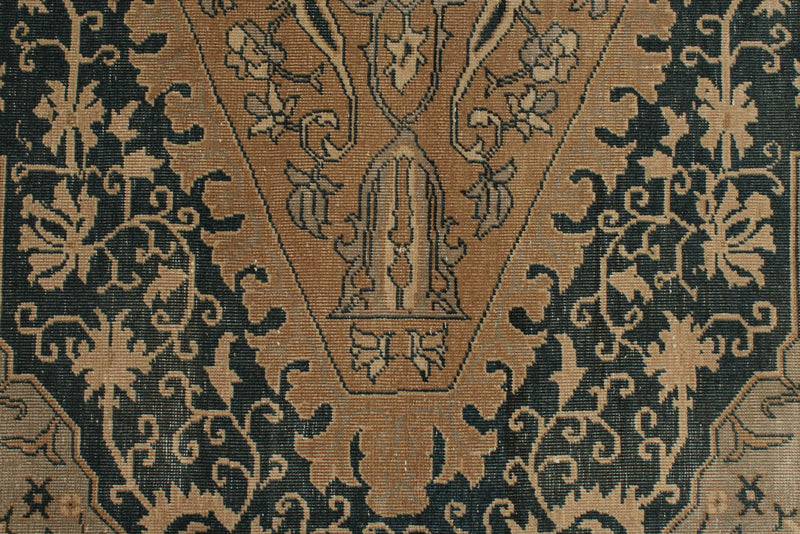 13x20 Blue and Ivory Persian Rug