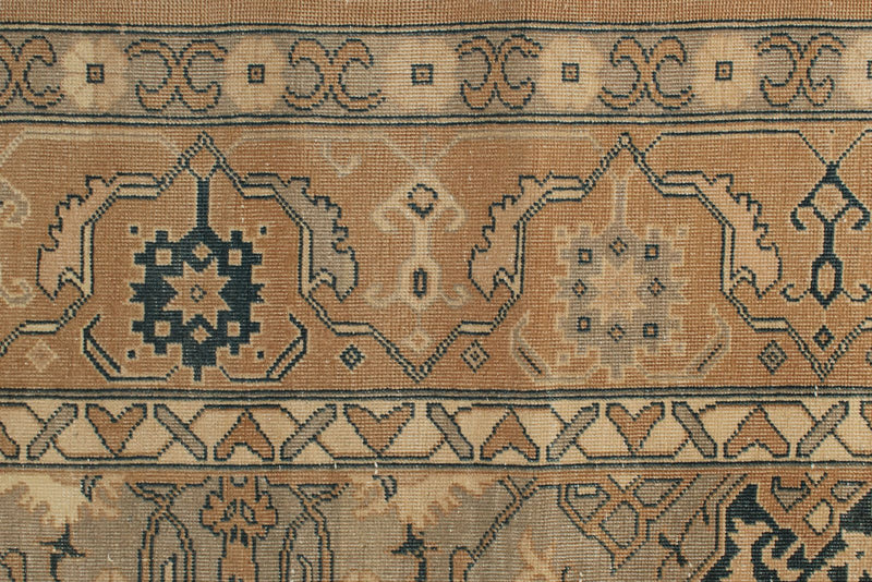13x20 Blue and Ivory Persian Rug