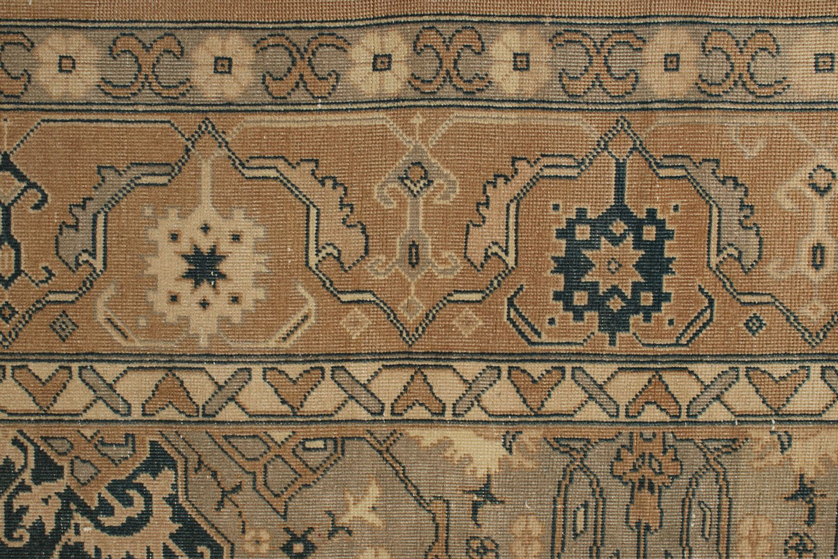 13x20 Blue and Ivory Persian Rug
