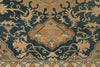 13x20 Blue and Ivory Persian Rug
