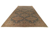 13x20 Blue and Ivory Persian Rug
