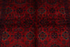 5x7 Red and Navy Turkish Tribal Rug