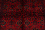 5x7 Red and Navy Turkish Tribal Rug
