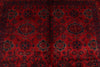 5x7 Red and Navy Turkish Tribal Rug
