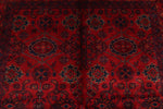 5x7 Red and Navy Turkish Tribal Rug