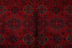 5x7 Red and Navy Turkish Tribal Rug