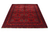 5x7 Red and Navy Turkish Tribal Rug